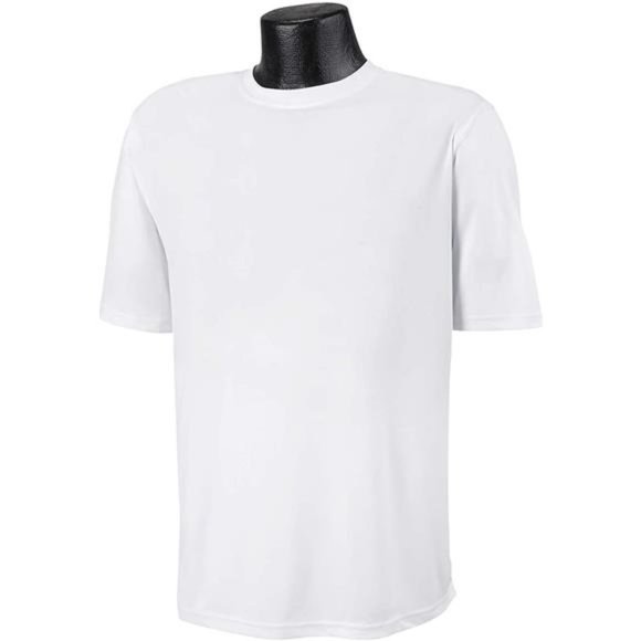 Champion womens CW22 Double Dry Tee, White, Large - Picture 1 of 4